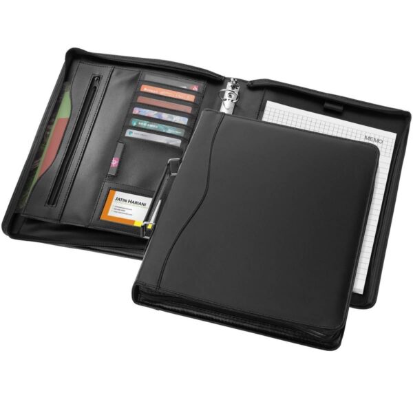 Ebony A4 portfolio met aktentas