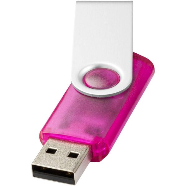 Rotate-translucent USB 4GB