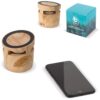 Houten speaker 3W & draadloos laadstation 5W