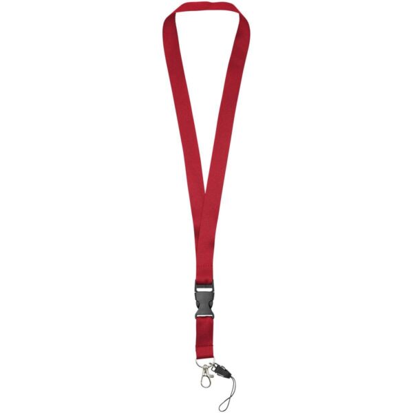 Sagan lanyard met afneembare gesp en telefoonhouder