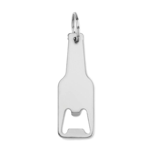 Aluminium sleutelhanger fles