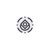 Poker chip ball marker Monaco