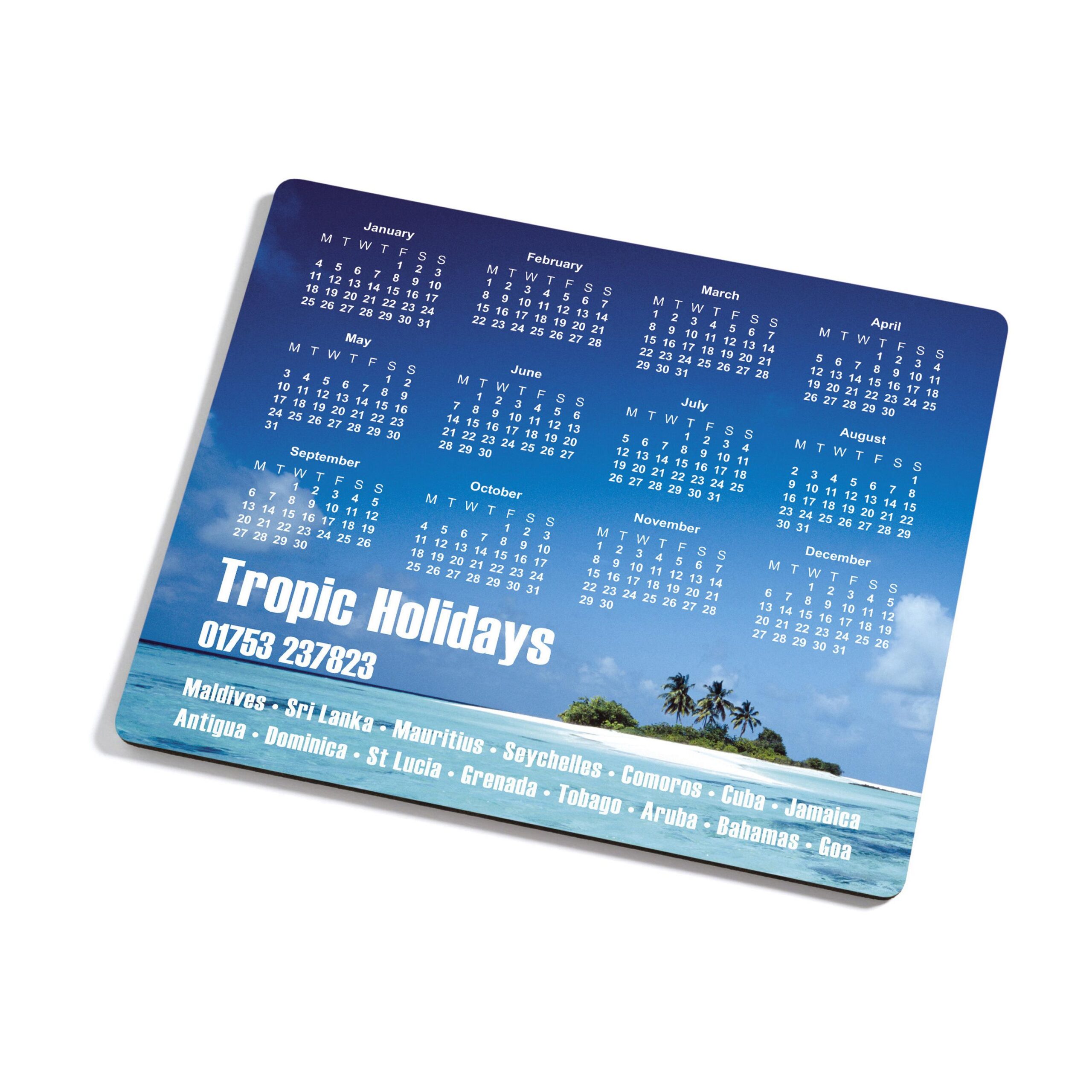 HardTop Calendar Mat Relatiegeschenken XL