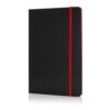 Deluxe hardcover A5 notitieboek met gekleurde zijde