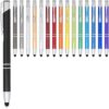 Moneta geanodiseerde aluminium stylus balpen