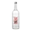 Glazen fles met 750 ml bronwater
