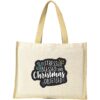 Jute Canvas Shopper tas