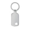 Metalen sleutelhanger, huisje