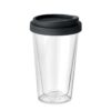 BIELO TUMBLER - Dubbelwandig glas met deksel