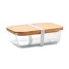 TUNDRA LUNCHBOX - Glazen lunchbox bamboe deksel