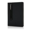 Standaard hardcover PU A5 notitieboek met stylus pen