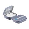 Mini scharnierblikje logo mints