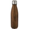Cove 500 ml vacuüm geïsoleerde roestvrijstalen fles met houtprint