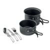 POTTY SET - Set met 2 kampeerpannen en kamp