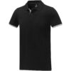 Morgan duotone Heren polo met korte mouwen