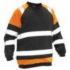 5124 Sweatshirt Hi-Vis zwart/geel xs