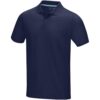 Graphite heren polo met korte mouwen GOTS biologisch textiel