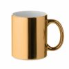 HOLLY - Keramische mok metallic 300 ml