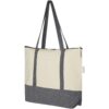 Repose draagtas 10 l met rits van 320 g/m² gerecycled katoen
