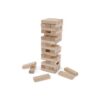 Houten toren spel in katoenen etui