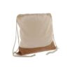 Trekkoord rugzak Kurk met katoenen koord 38x41cm