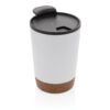 GRS gerecycled PP en roestvrijstalen kurk koffiebeker
