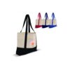 Strandtas OEKO-TEX® katoen 280g/m² 42x10x30cm