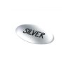 Vinyl Sticker Ovaal 20x10mm