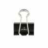 Foldbackclip 32mm breed in zwart