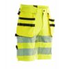 Jobman 652296602296 Hi-vis Craftsman Shorts Stretch HP