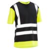 5126 T-shirt Hi-Vis zwart/geel xs