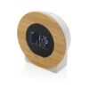 Utah RCS rplastic en FSC® bamboe LCD bureauklok