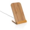 FSC® gecertificeerde bamboe 5W draadloze oplaadstandaard