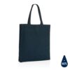 Impact AWARE™ gerecycled katoenen draagtas met bodem 145gr