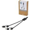 Connect 6-in-1 snellaadkabel van 45 W van RCS gerecycleerd aluminium