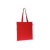 Fairtrade katoenen tas gekleurd lang 140g/m² 38x42cm
