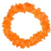 Hawai krans neon oranje 9.5cm