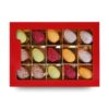 Luxe vensterdoos met handgemaakte gevulde paaseitjes 185 gram