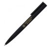 BIOKO soft touch balpen metaal met spiegel gravering, GOUD