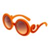 Oranje vintage bril