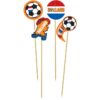 Prikkers Voetbal 10cm - 8 stuks