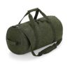 Vintage Canvas Barrel Bag