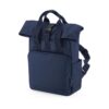 Recycled Mini Twin Handle Roll-Top Backpack