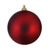 UITVERKOCHT - Plastic kerstbal ø 80 mm