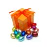 Paasdoosje met chocolade eitjes