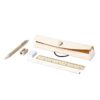 Houten etui incl. accessoires