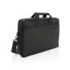Swiss Peak deluxe vegan lederen laptop tas PVC vrij 15.6 inch