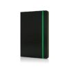 Deluxe hardcover A5 notitieboek met gekleurde zijde