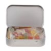 Scharnierblik met ca. 60 gr. Haribo gummibeertjes