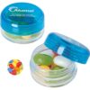 Kunststof rond potje met ca. 12 gr. jelly beans